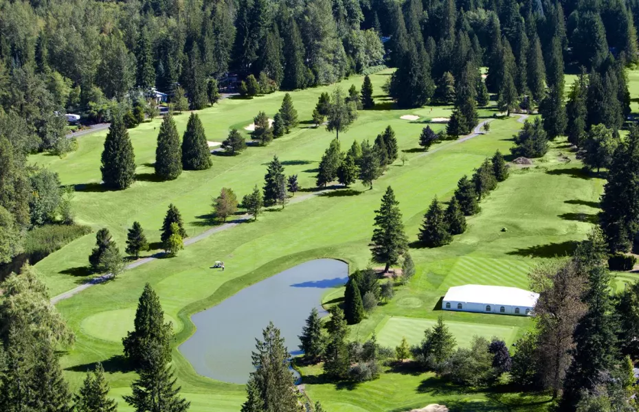 Pine Cone Nine: Aerial view of #6, #7 & #8