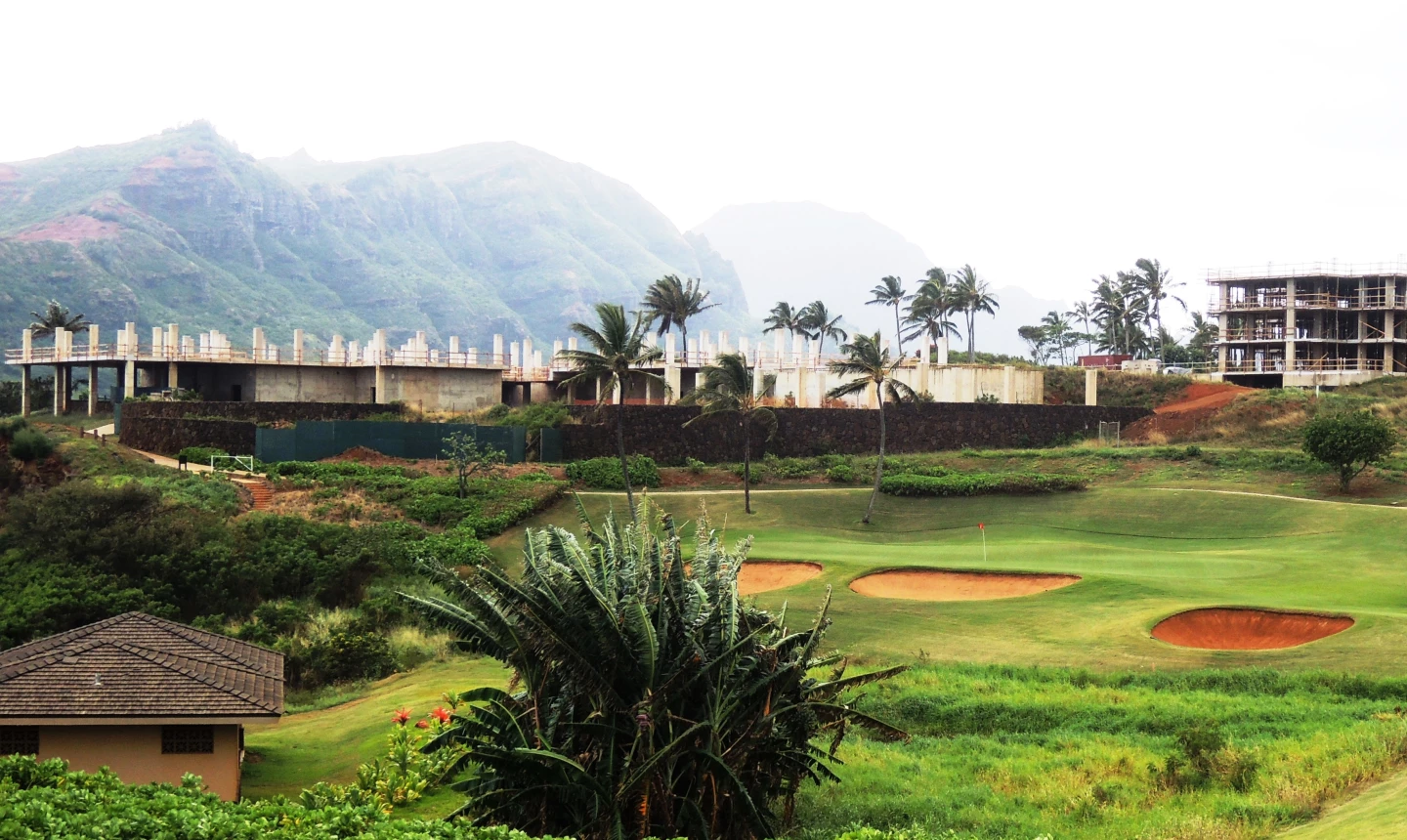Ocean golf course at Hokuala - no. 13