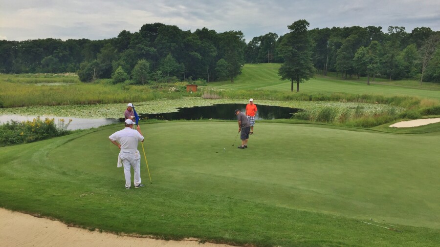 The Classic at Madden's - 11th green 