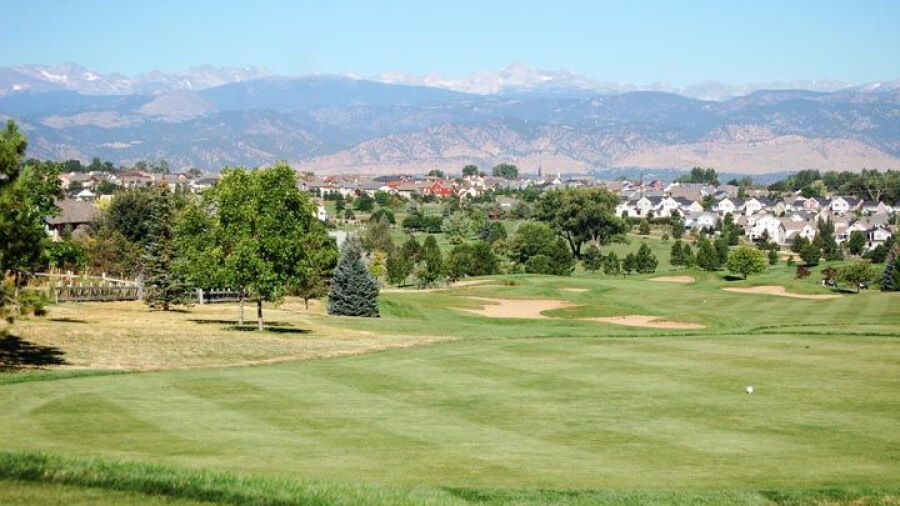 Indian Peaks GC: 18th green