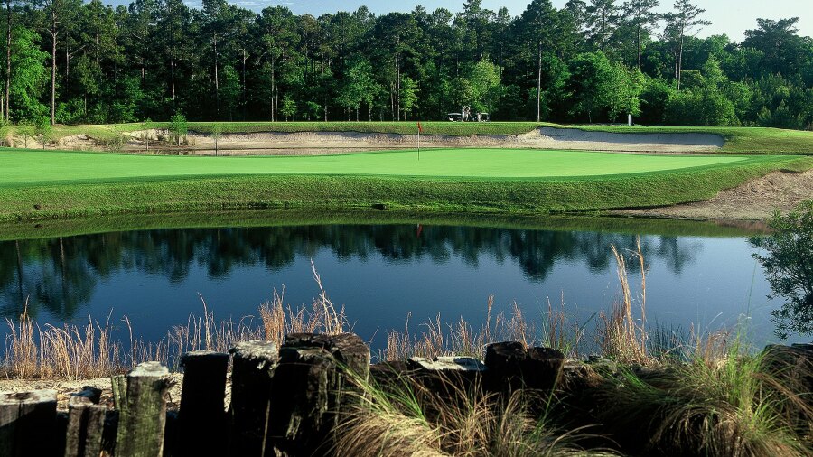 True Blue golf course - no. 3 green
