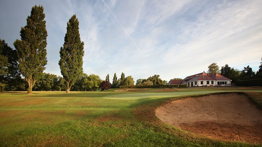 18th green at Haste Hill