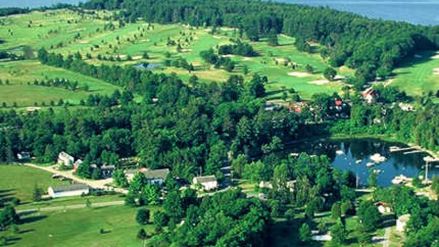 Basin Harbor Club: Aerial view