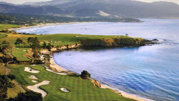 Pebble Beach aerial photo