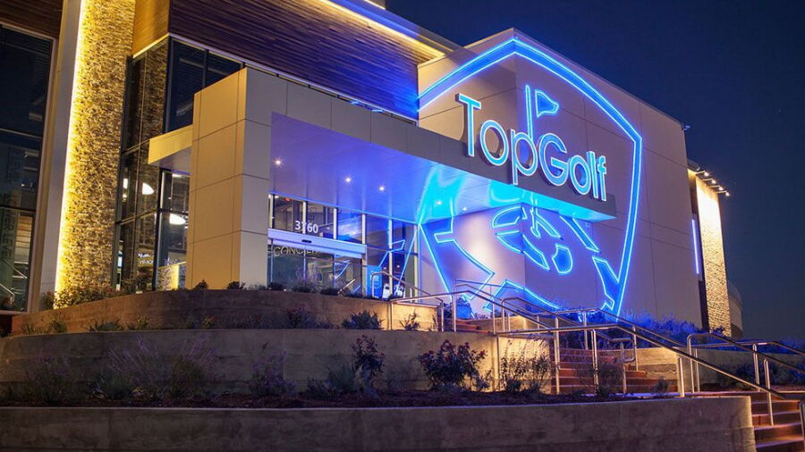 TopGolf The Colony - Exterior by night