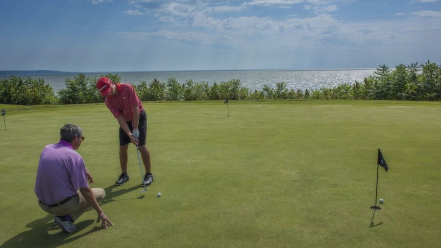 North Shore GolfGC: Practice area