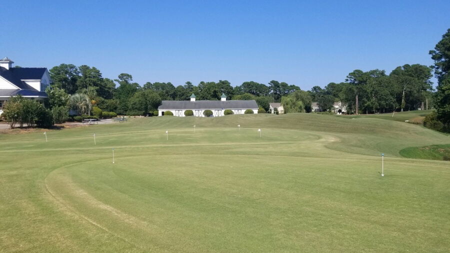 Valley at Eastport GC: Practice area