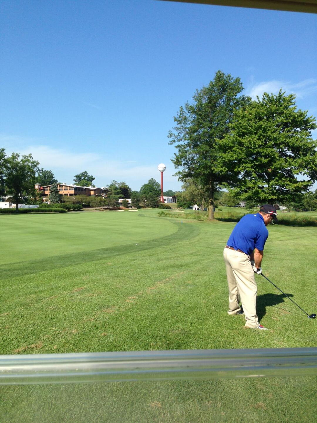 As the course returns to the iconic Firestone CC water tower. (Photo submitted by bbbprogolfer on 08/03/2017)