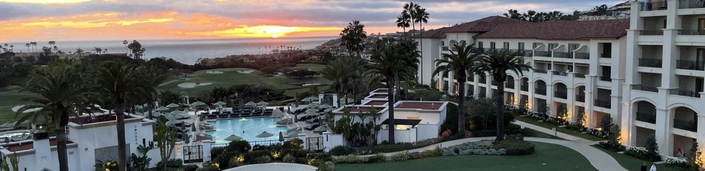 Waldorf Astoria Monarch Beach - sunset