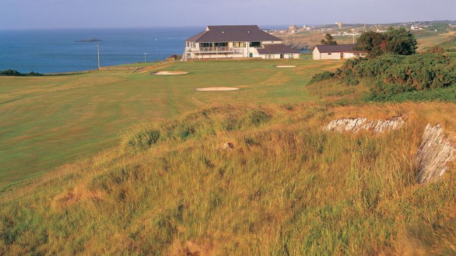 18th green at the Bull Bay