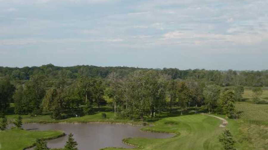 Serpent Nine at Whisky Run GC: 1st green