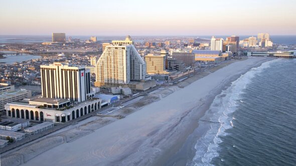 Atlantic City - beach view