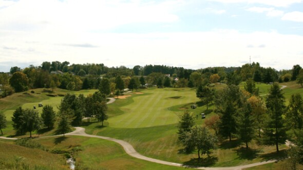 EagleSticks Golf Course - 18th fairway