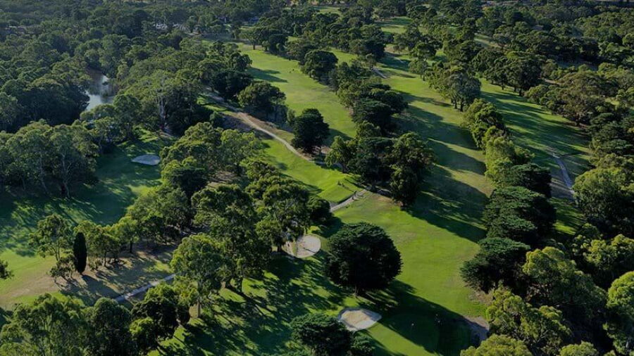 Yarra Bend GC: Aerial