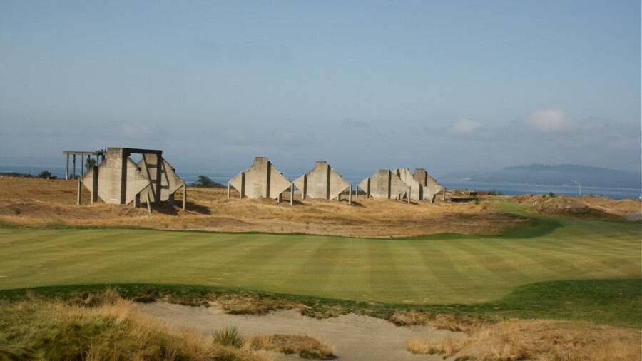 Chambers Bay golf course - hole 18