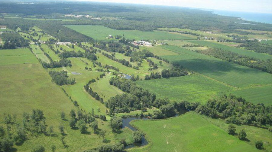 Sauble G & CC: aerial view