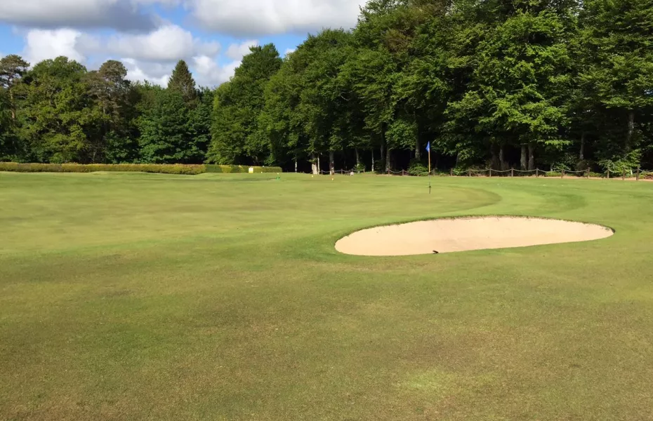 The 18th hole at Thornhill Golf Club