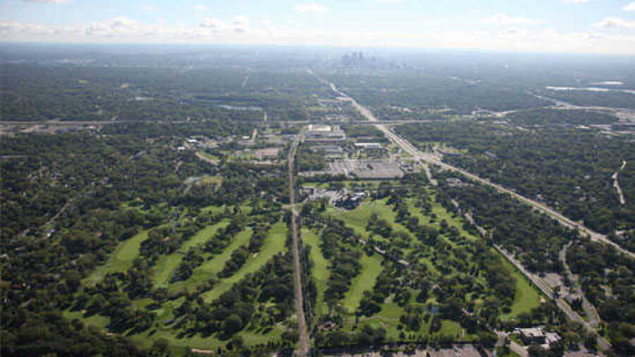 Golden Valley GCC: Aerial view