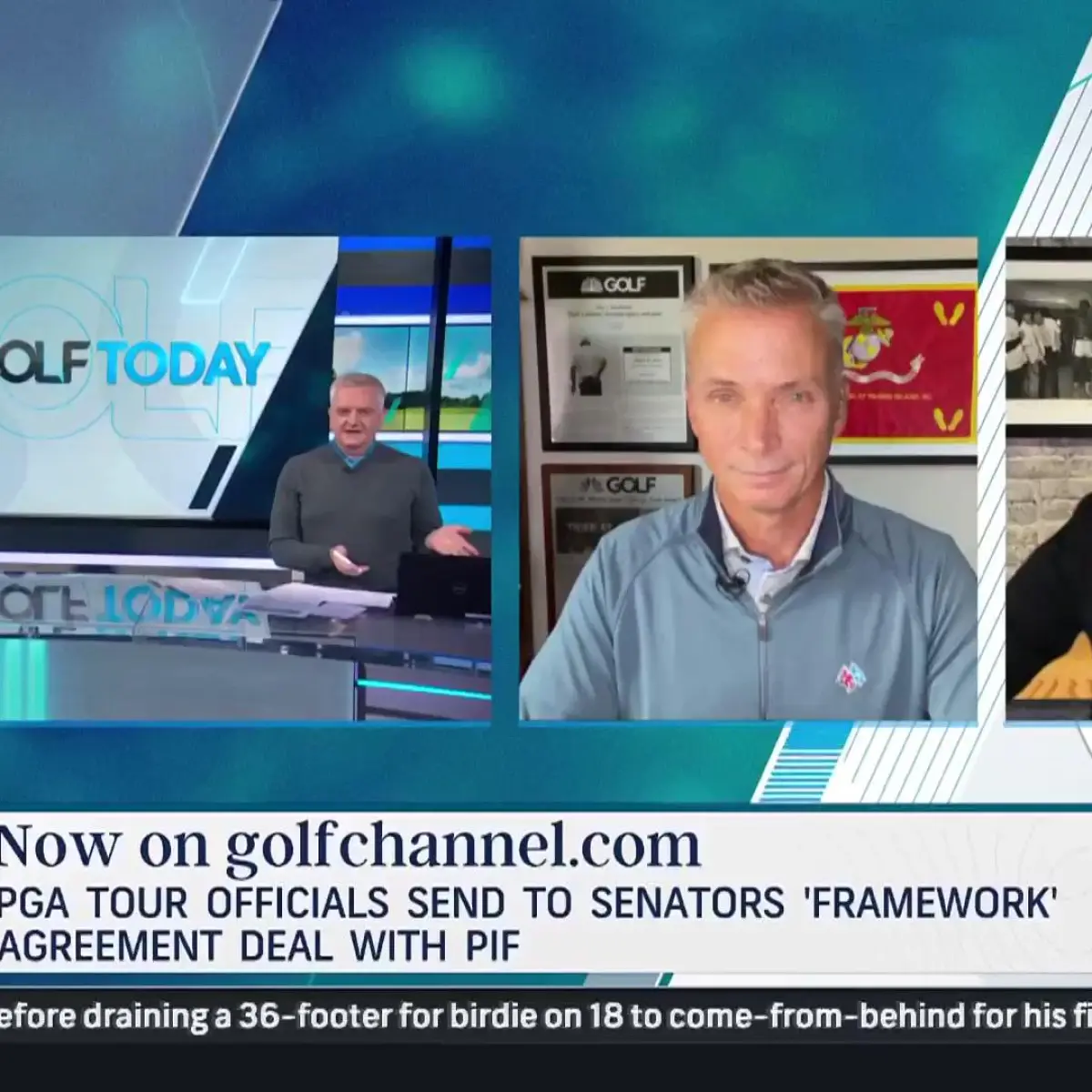 Which channel usually carries each golf tour? Which channel usually carries each golf tour?