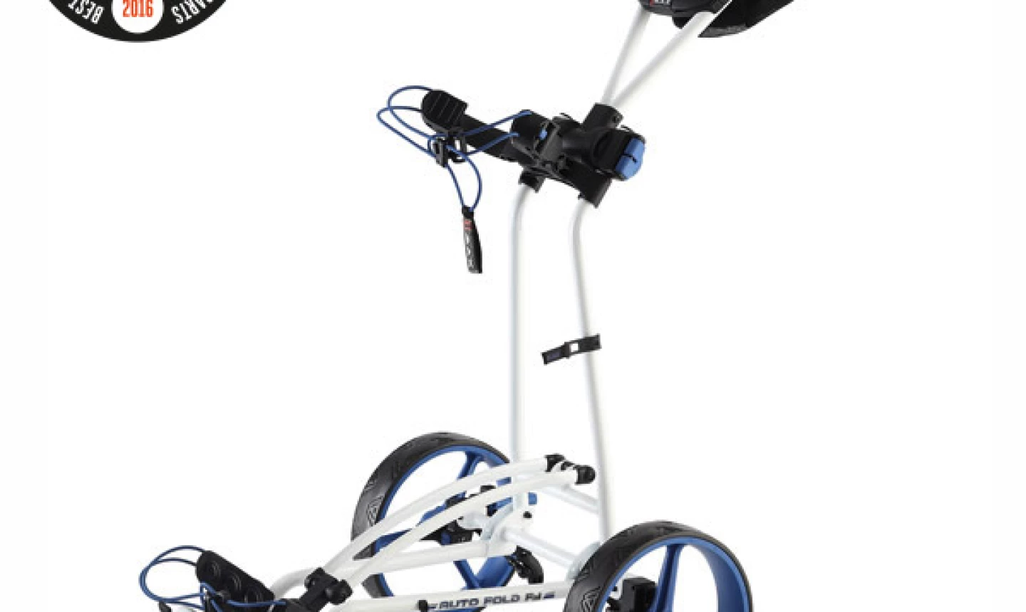 Big Max Autofold FF golf push-cart - open