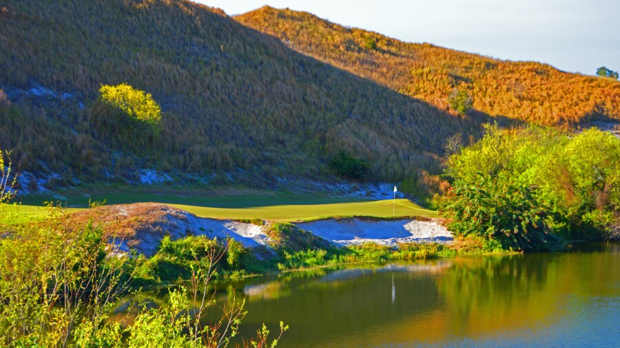 Streamsong Resort - Blue golf course - Decider hole