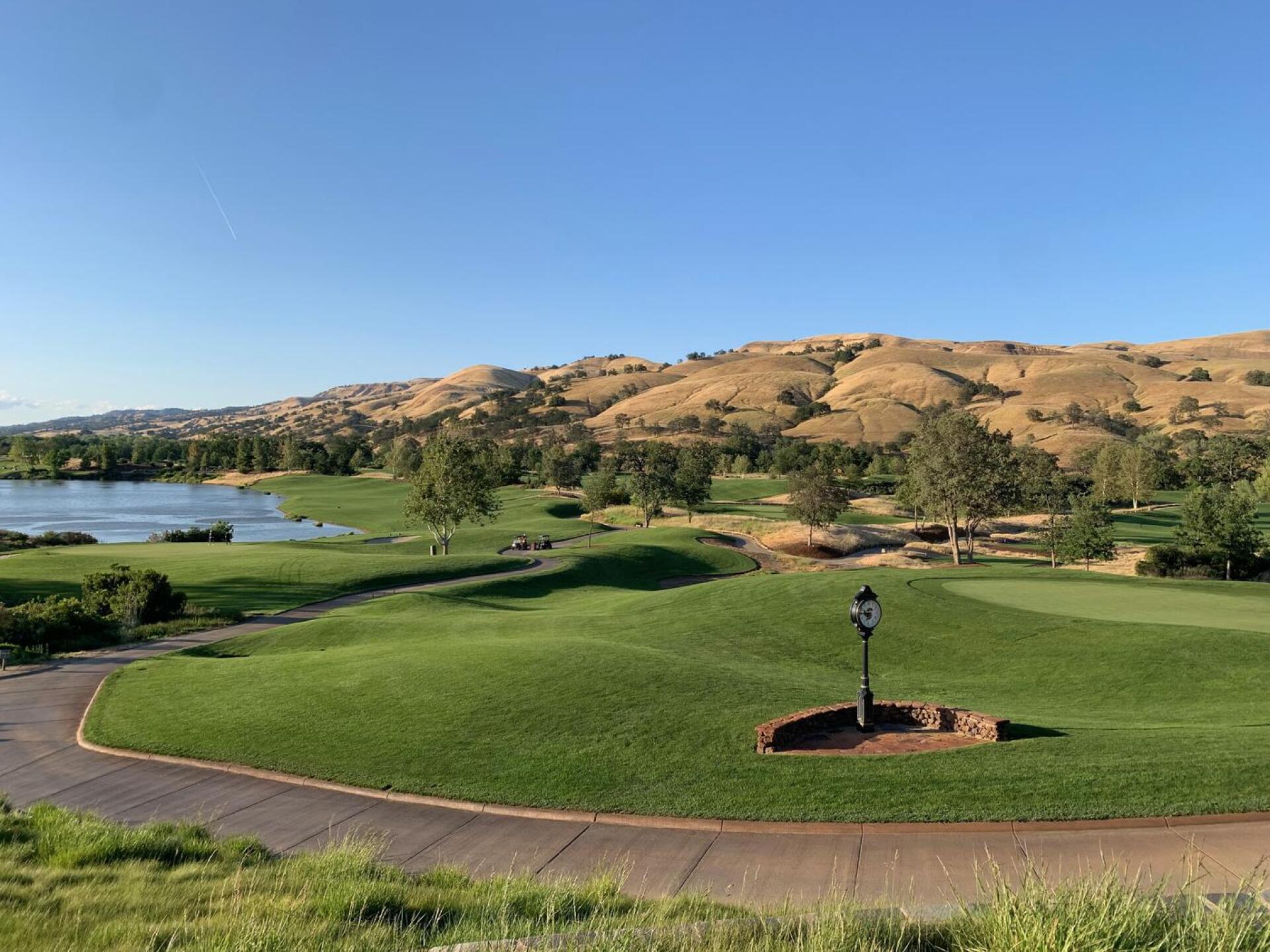 View off the deck of the valley and 9/18th greens (Photo submitted by baywes on 05/02/2022)