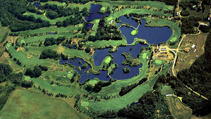 Goose Hummock GC: Aerial view