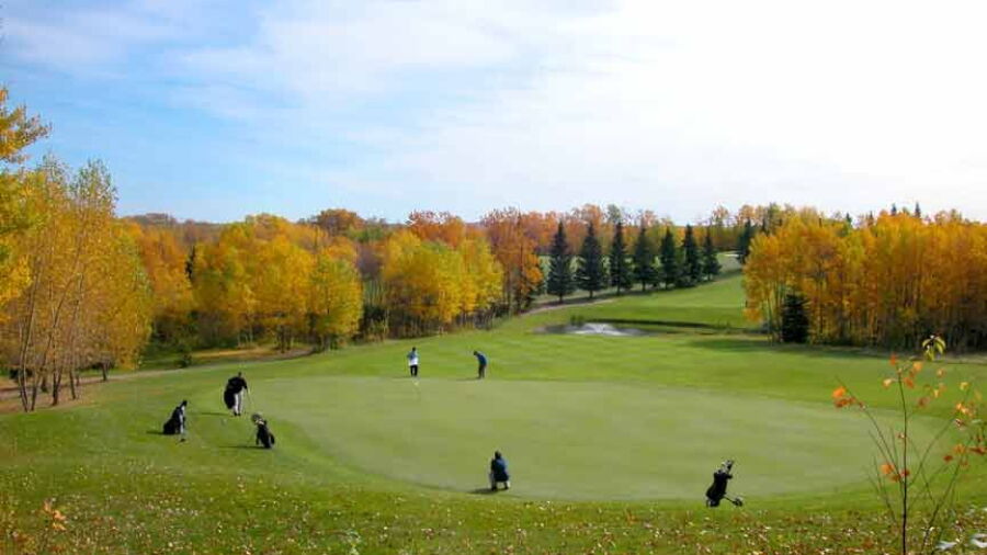 GreenHills: Golfers on the green