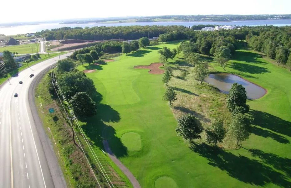 Mill River GC: Aerial view