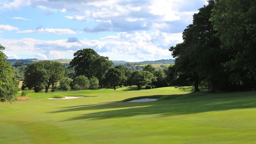 1st fairway on the Filly Course