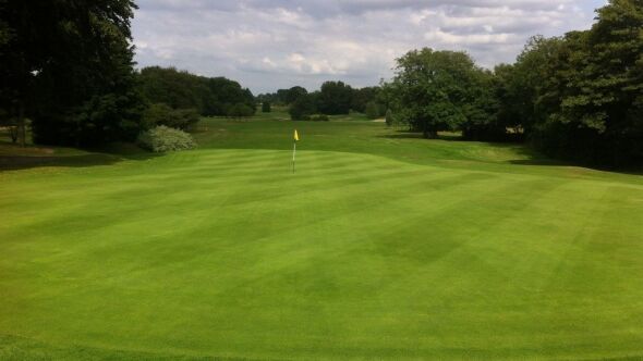 18th green at Sale Golf Club