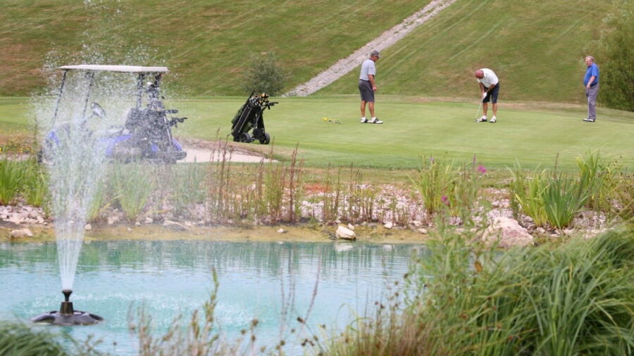 Fingle Glen Golf Hotel water feature