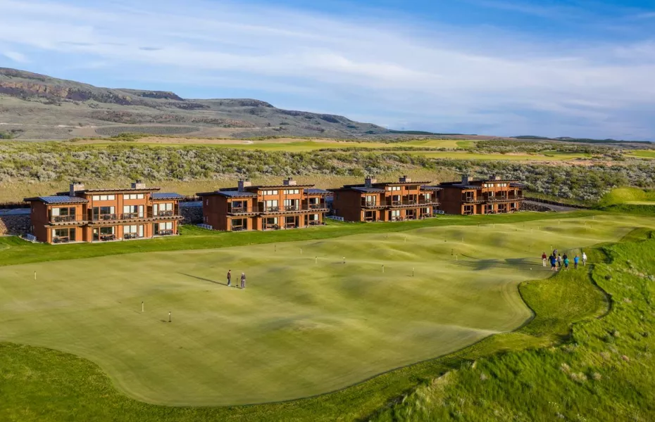 Gamble Sands GC: Putting green