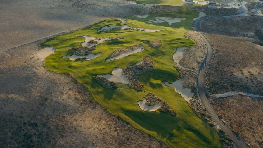 Gamble Sands GC - QuickSands: Aerial