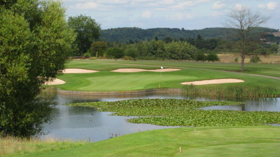 18th hole at The Astbury