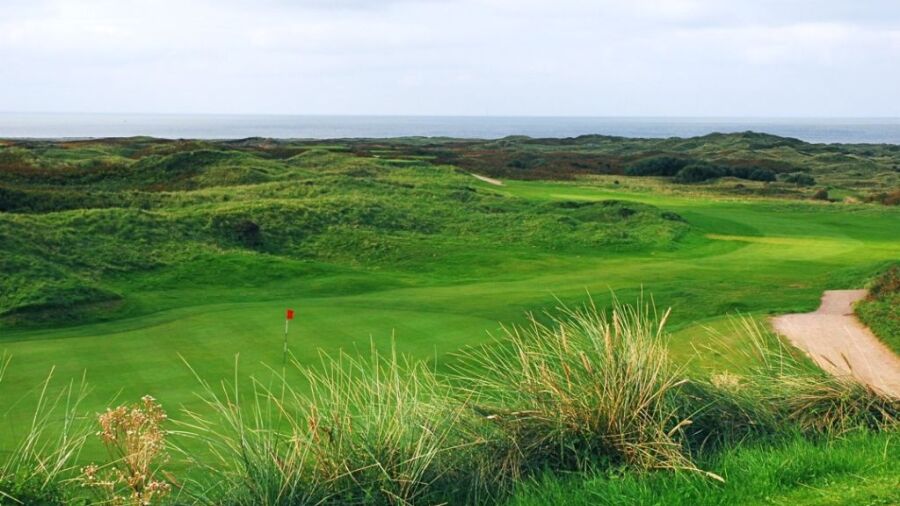 Pyle and Kenfig Golf Club's 14th fairway
