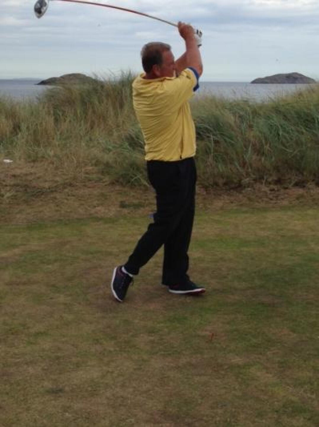 Mike Ritz on the tee at The West Links (Photo submitted by MikeRitzGC on 09/30/2014)