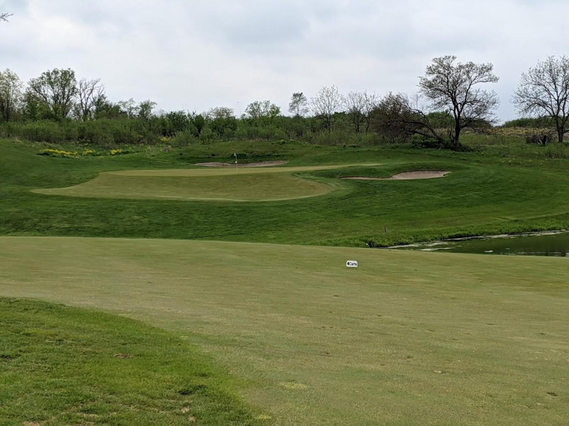 The approach to the par 4 second hole. (Photo submitted by GolferJake78 on 05/04/2021)