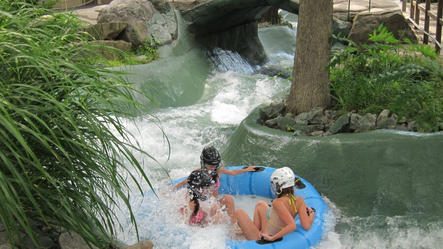 Water ride at Mountain Creek Waterpark