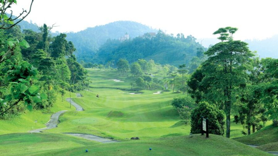 Berjaya Hills Golf & Country Club - Aerial View - Golf Course Facade Against Sky