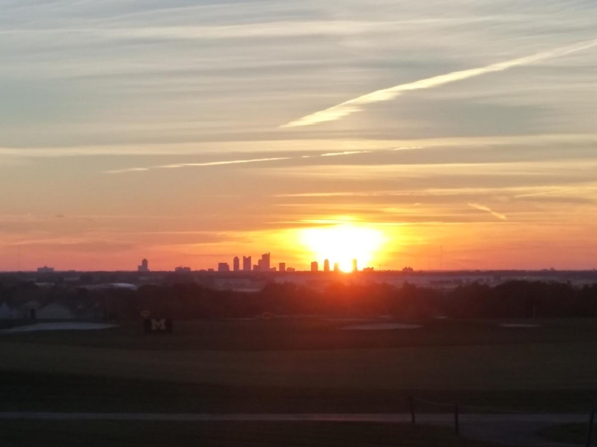 Looking out over the range towards the city (Photo submitted by James7482672 on 01/29/2016)