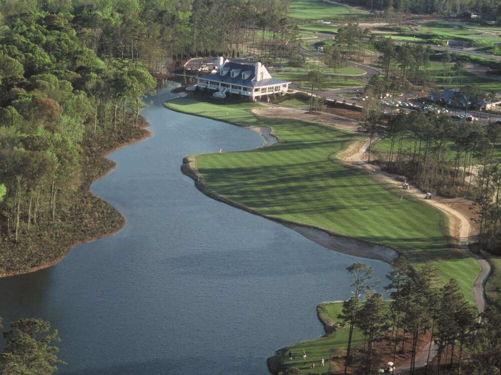 True Blue golf course - 18th