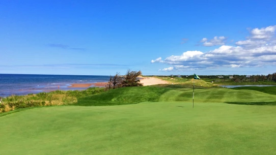 Links at Crowbush Cove golf course - 16th hole