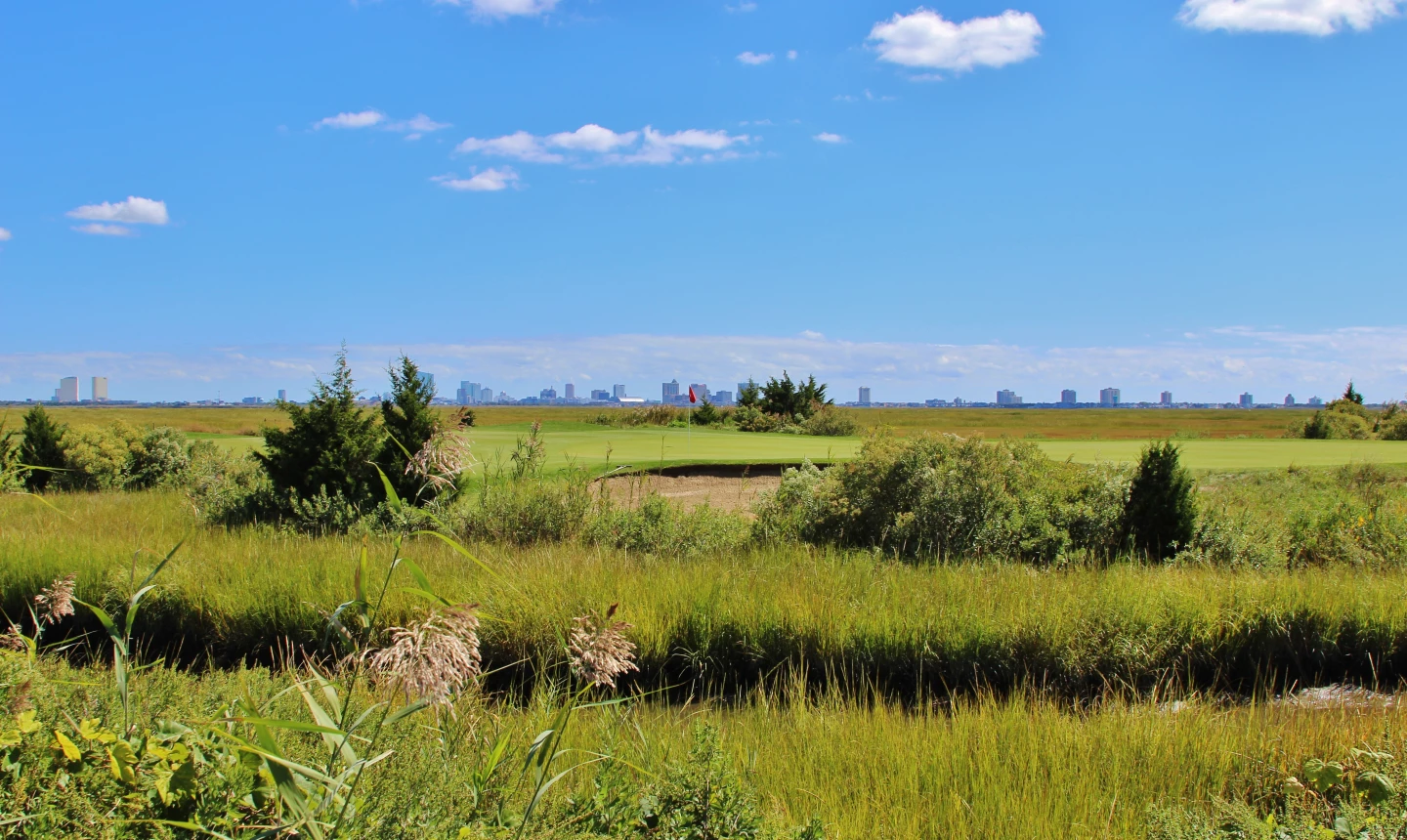 Atlantic City Country Club - city skyline