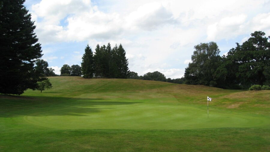 18th green at Bridgnorth Golf Club
