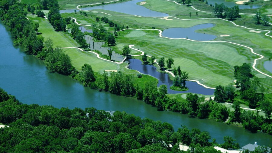 Osage National GC: Aerial view