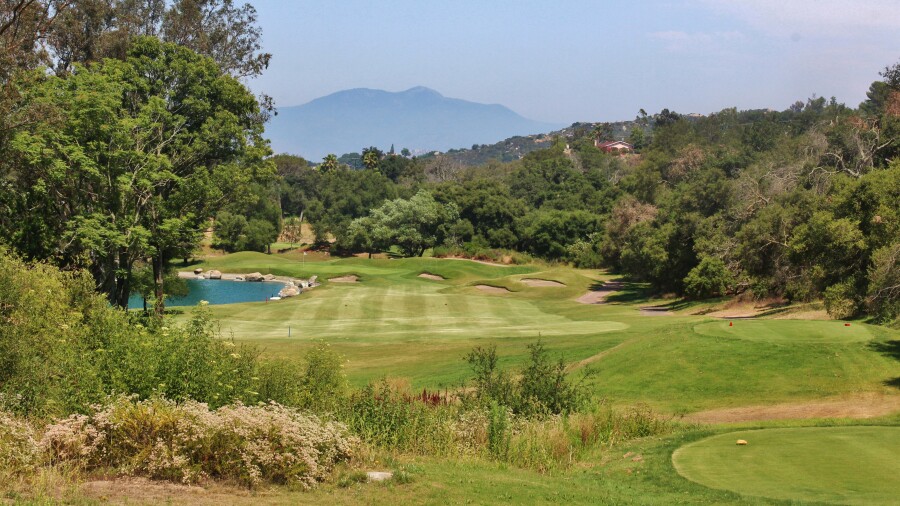 Mt. Woodson Golf Course - hole 18 