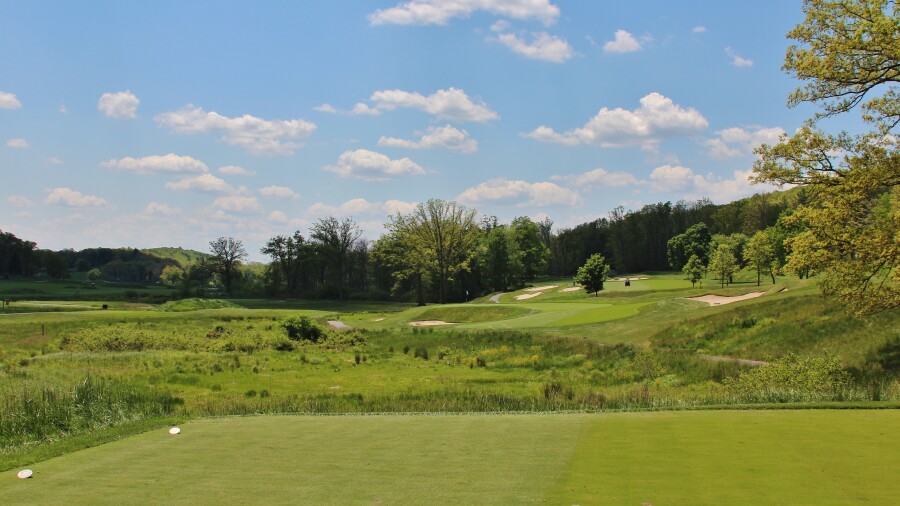 Omni Bedford Springs Resort golf course - hole 17 