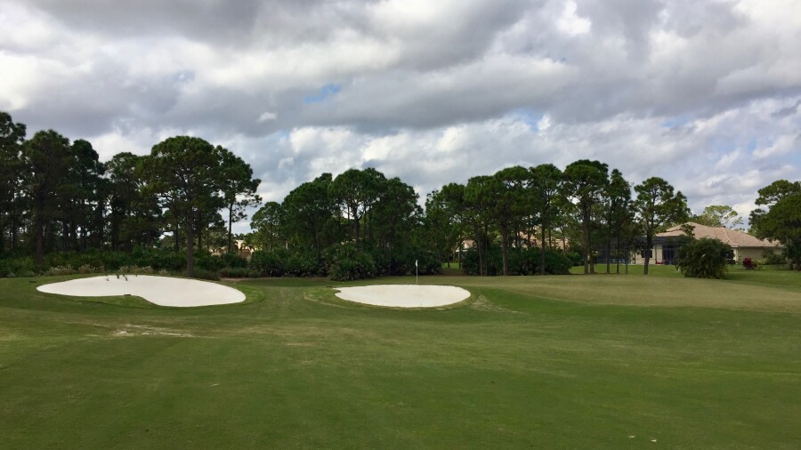 PGA Ryder hole 4 green