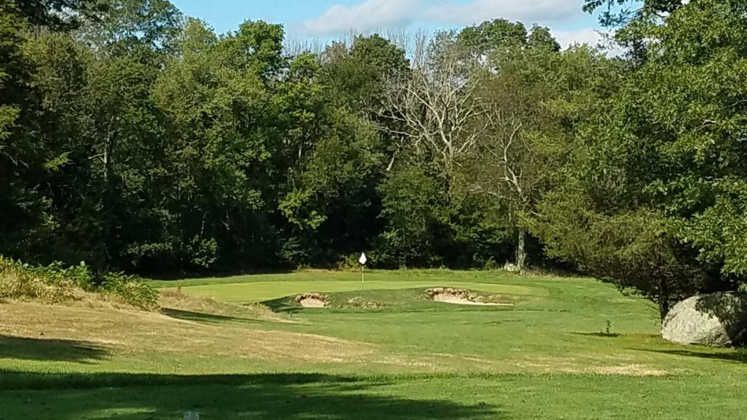 The short par-3 seventh. (Photo submitted by AptlyLinked on 09/12/2019)